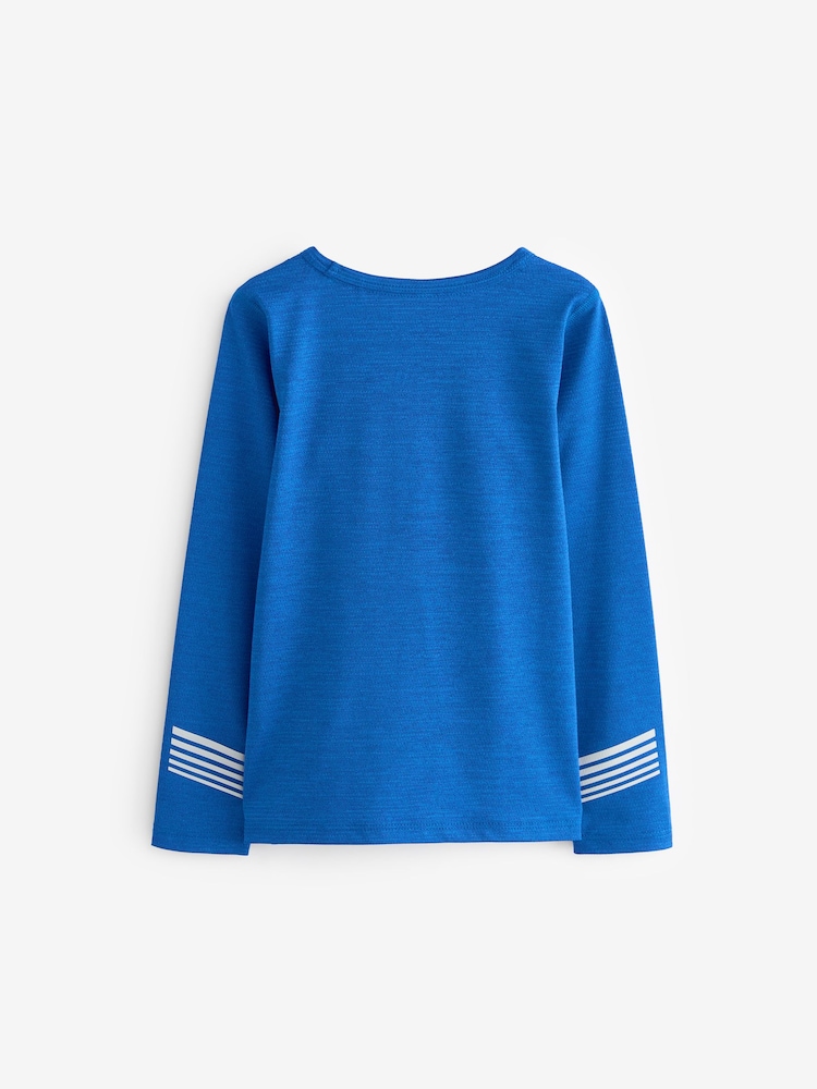 Cobalt Blue Base Layer Long Sleeve Top (3-16yrs) - Image 2 of 3