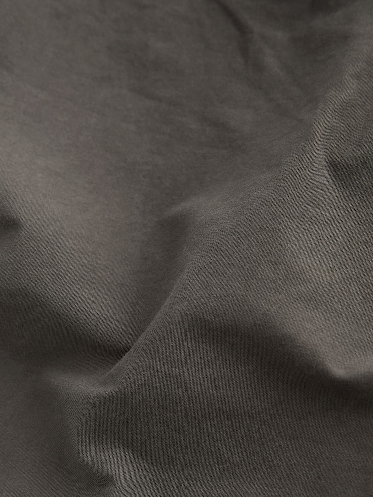 Charcoal Grey Drawstring Waist Cargo Shorts - Image 12 of 12