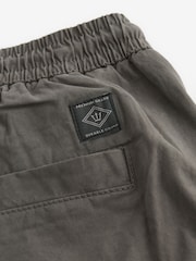 Charcoal Grey Drawstring Waist Cargo Shorts - Image 8 of 12