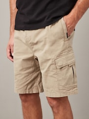 Stone Drawstring Waist Cargo Shorts - Image 1 of 11