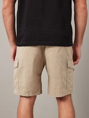 Stone Drawstring Waist Cargo Shorts - Image 3 of 11