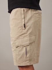 Stone Drawstring Waist Cargo Shorts - Image 4 of 11