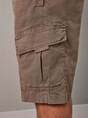 Dark Stone Drawstring Waist Cargo Shorts - Image 5 of 12
