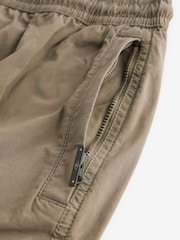 Dark Stone Drawstring Waist Cargo Shorts - Image 9 of 12