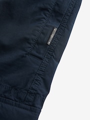 Navy Blue Drawstring Waist Cargo Shorts - Image 7 of 8