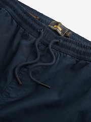 Navy Blue Drawstring Waist Cargo Shorts - Image 8 of 8