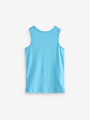 Pastel 100% Cotton Vests 5 Pack (1.5-16yrs) - Image 3 of 8