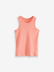 Pastel 100% Cotton Vests 5 Pack (1.5-16yrs) - Image 4 of 8