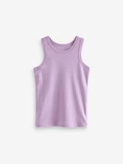 Pastel 100% Cotton Vests 5 Pack (1.5-16yrs) - Image 5 of 8