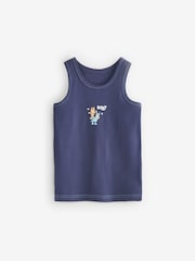Bluey - Pack de 3 camisetas sin mangas con licencia de algodón 100% (1,5-8 años) - Imagen 5 de 6
