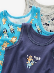 Bluey - Pack de 3 camisetas sin mangas con licencia de algodón 100% (1,5-8 años) - Imagen 6 de 6