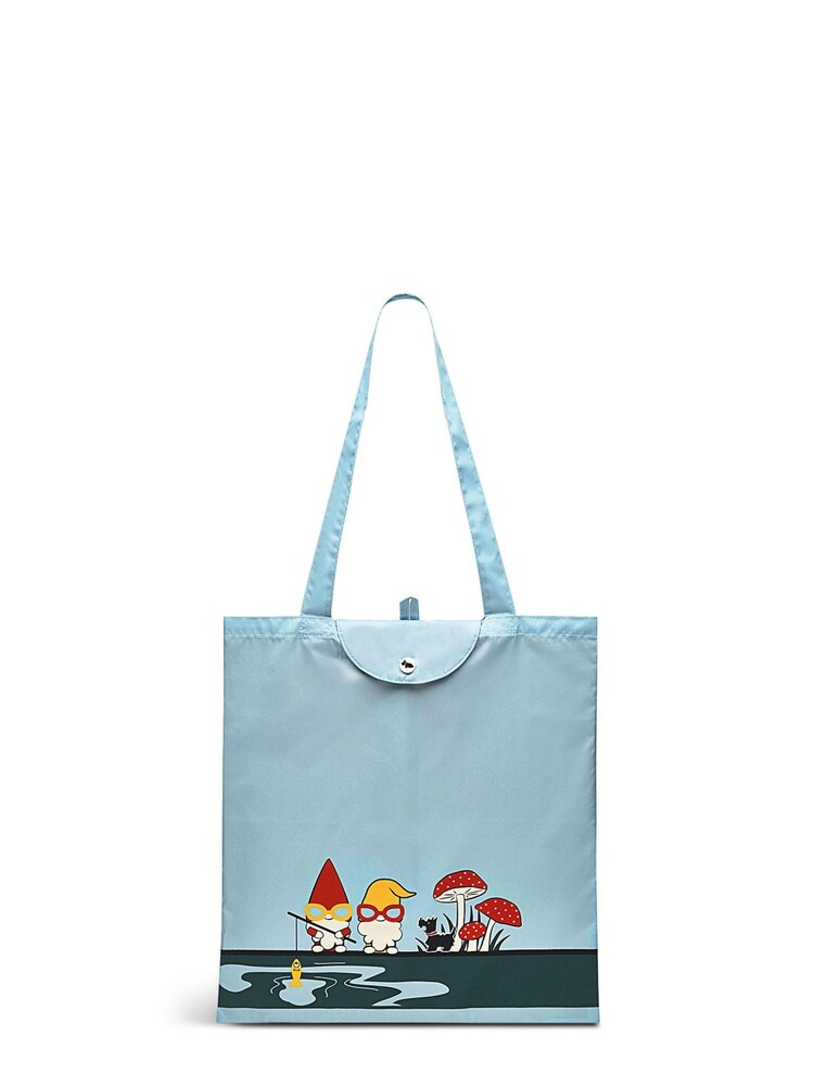 Radley London Blue Anniversary Gnomes Remastered Responsible Foldaway Bag - Image 1 of 4 Radley London Blue Anniversary Gnomes Remastered Responsible Foldaway Bag - Image 1 of 4