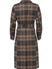 Celtic & Co. Wool Wrap Brown Coat - Image 5 of 6