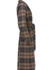 Celtic & Co. Wool Wrap Brown Coat - Image 6 of 6