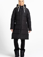 Dare 2b Amble Longline Padded Black Jacket - Image 3 of 6