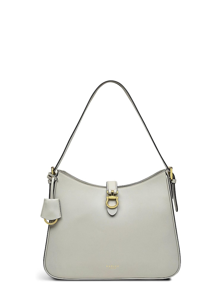 Radley London Grey Linden Gardens Large Ziptop Shoulder Bag - Image 1 of 4