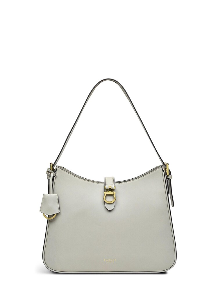Radley London Grey Linden Gardens Large Ziptop Shoulder Bag - Image 1 of 4 Radley London Grey Linden Gardens Large Ziptop Shoulder Bag - Image 1 of 4