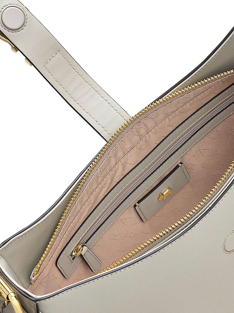Radley London Grey Linden Gardens Large Ziptop Shoulder Bag - Image 4 of 4