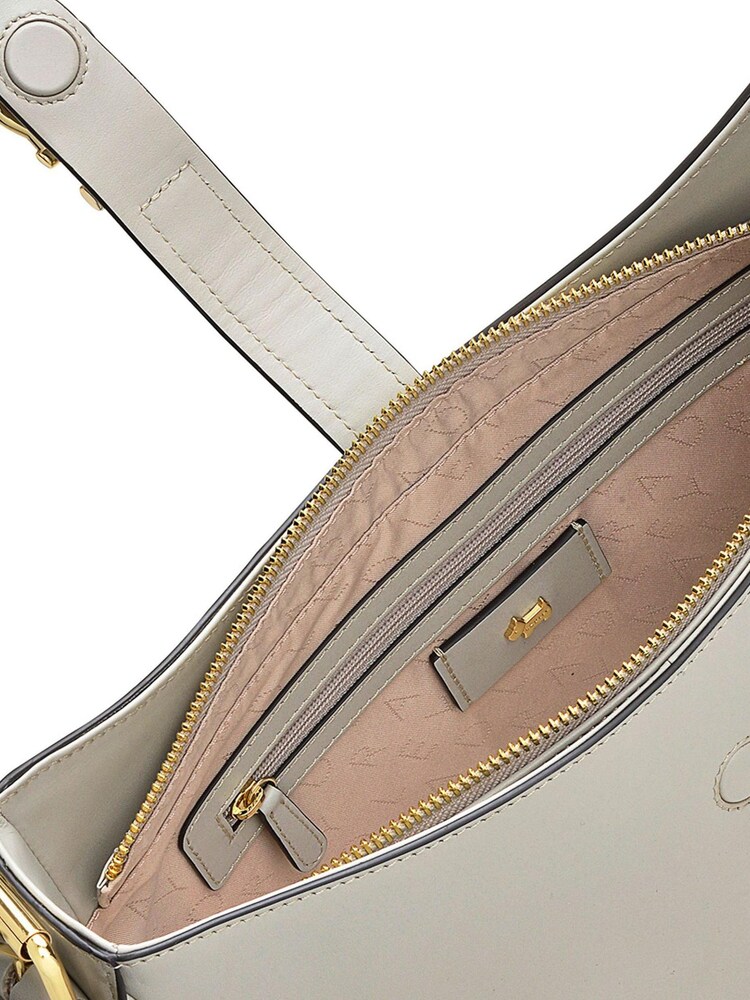 Radley London Grey Linden Gardens Large Ziptop Shoulder Bag - Image 4 of 4 Radley London Grey Linden Gardens Large Ziptop Shoulder Bag - Image 4 of 4