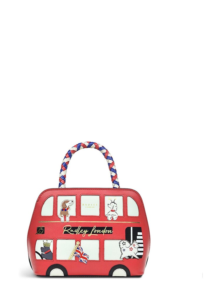 Radley London Red The Anniversary Minis Small Zip-Top Grab Bag - Image 1 of 7 Radley London Red The Anniversary Minis Small Zip-Top Grab Bag - Image 1 of 7