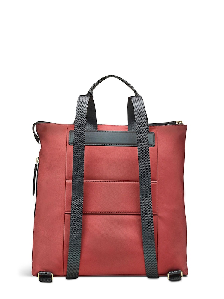 Radley London Red 24/7 Medium Zip-Top Backpack - Image 2 of 5