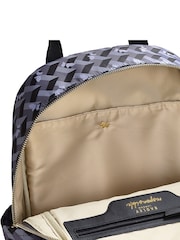 Radley Medium Grey Finsbury Park Geo Dog Zip Top Backpack - Image 4 of 4