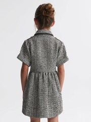 Reiss Multi Junip 9-14 yrs Tweed Double Breasted Dress - Image 5 of 5
