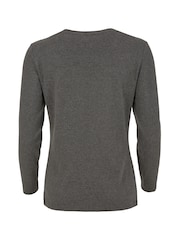 Celtic & Co. Grey  Cotton Long Sleeve T-Shirt - Image 3 of 4
