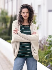 Celtic & Co. Natural Supersoft Cocoon Cardigan - Image 1 of 4
