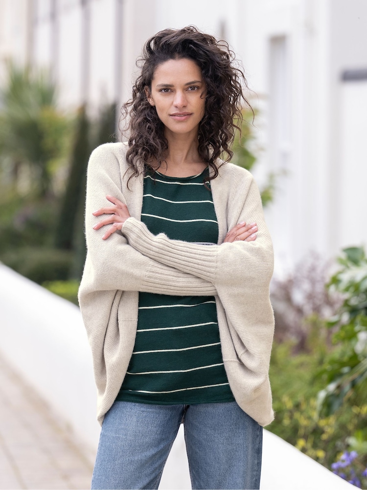 Celtic & Co. Natural Supersoft Cocoon Cardigan - Image 1 of 4
