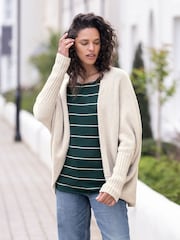 Celtic & Co. Natural Supersoft Cocoon Cardigan - Image 3 of 4