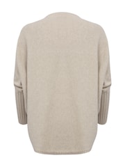 Celtic & Co. Natural Supersoft Cocoon Cardigan - Image 4 of 4
