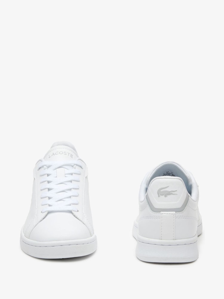 Lacoste Carnaby Pro White Trainers - Image 2 of 5