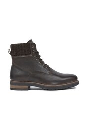 Men's Knitted Cuff Lace Up Boot - Image 1 of 6