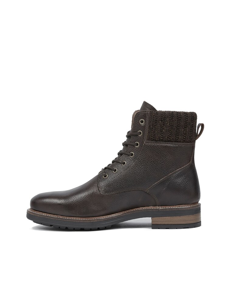 Men's Knitted Cuff Lace Up Boot - Image 2 of 6