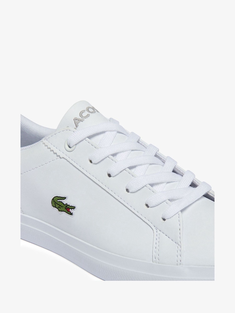 Lacoste Lerond White Trainers - Image 6 of 6