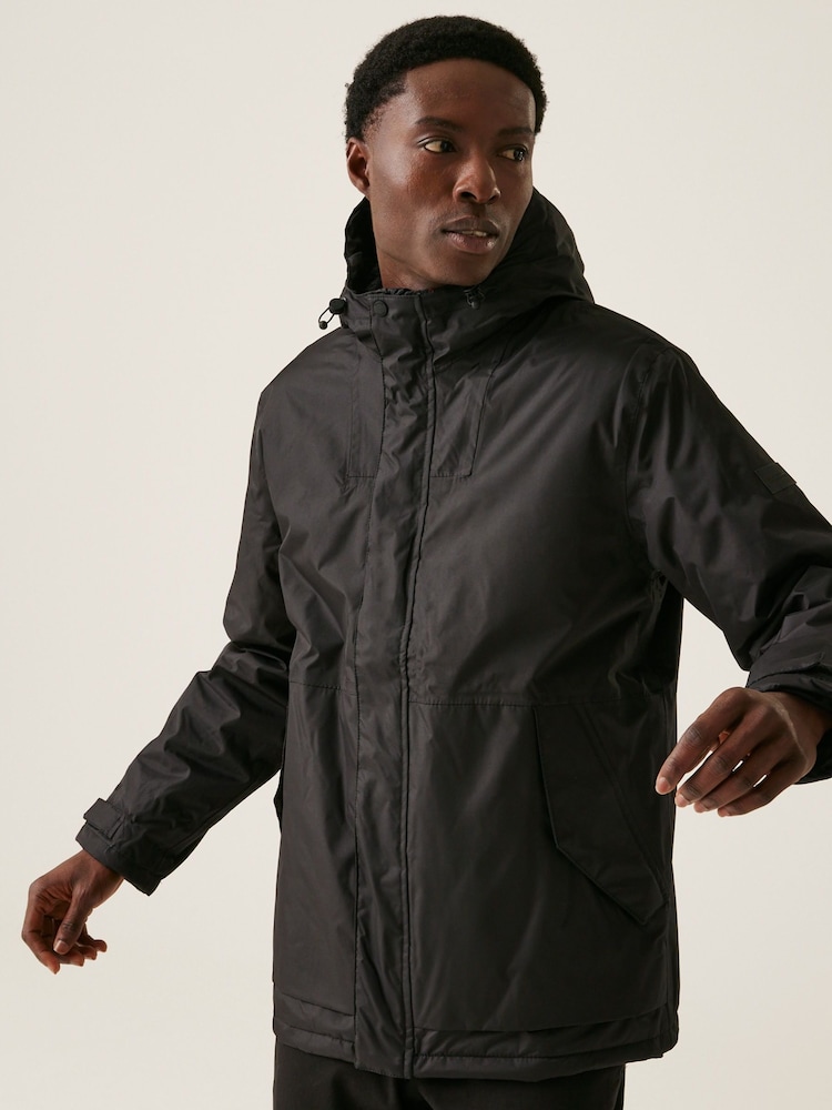 Regatta Black Sterlings IV Waterproof Jacket - Image 1 of 9