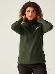 Verde - Polar ligero con media cremallera para mujer Sweetheart de Regatta - Imagen 2 de 8