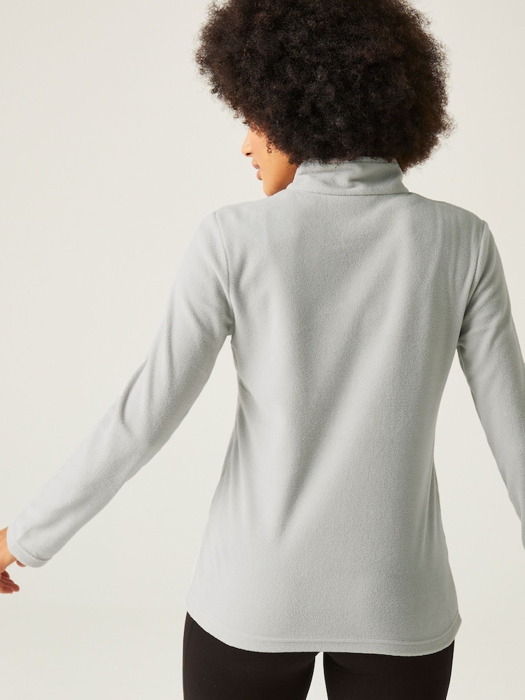 Regatta Grey Womens Sweetheart Lightweight Half-Zip Fleece - Image 3 of 8