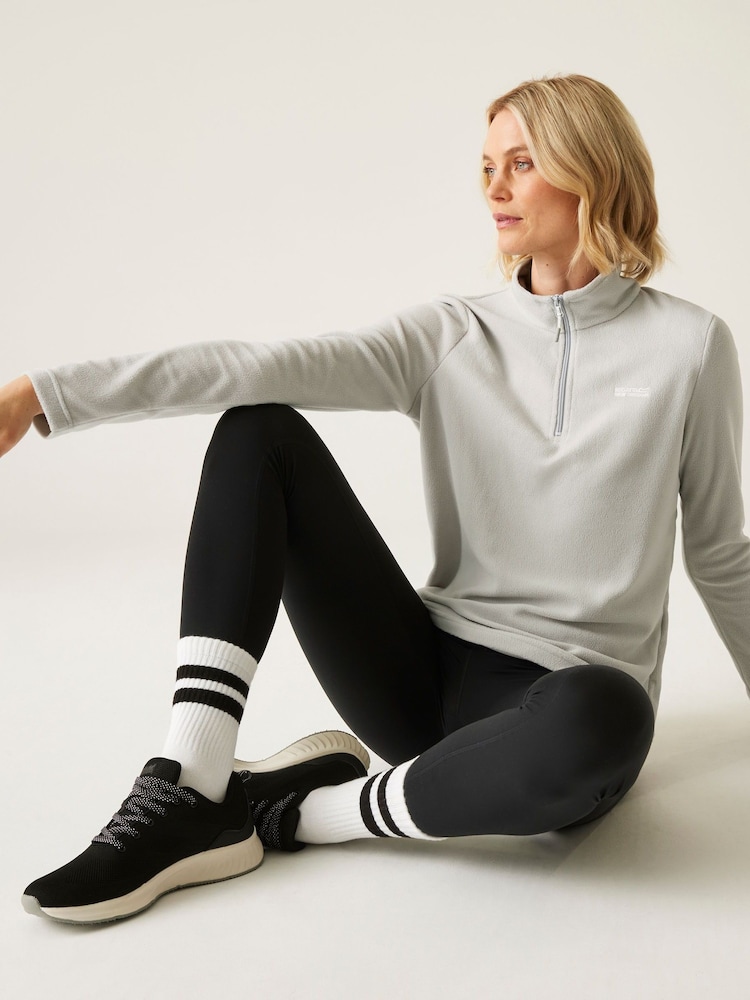 Regatta Grey Sweethart Zip Neck Fleece - Image 2 of 7 Regatta Grey Sweethart Zip Neck Fleece - Image 2 of 7