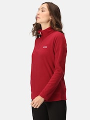 Rojo oscuro - Polar ligero con media cremallera para mujer Sweetheart de Regatta - Imagen 5 de 9
