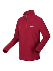 Rojo oscuro - Polar ligero con media cremallera para mujer Sweetheart de Regatta - Imagen 9 de 9