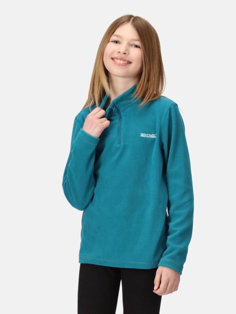 Blauwgroen - Regatta Hot Shot II fleece met korte rits - Image 4 of 7