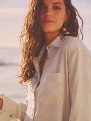 Natural Summer Shirt with Linen - Image 4 of 6
