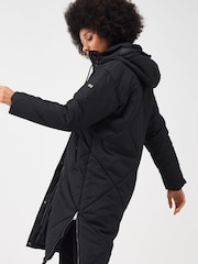 Regatta Black Cambrie Longline Padded Thermal Jacket - Image 5 of 9