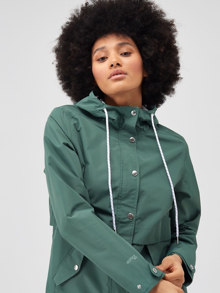 Regatta Green Bayla Waterproof Jacket - Image 6 of 8