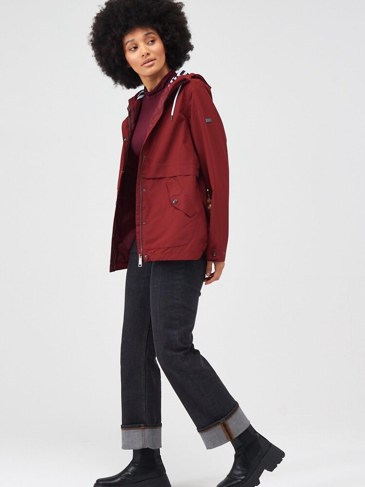 Dunkelrot - Regatta Bayla Wasserfeste Jacke - Bild 2 von 8