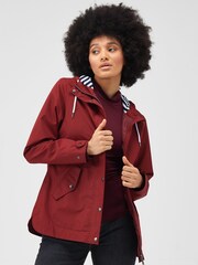Dunkelrot - Regatta Bayla Wasserfeste Jacke - Bild 4 von 8