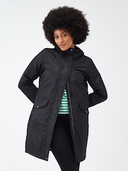 Regatta Black Romine II Long Length Waterproof Jacket - Image 1 of 3