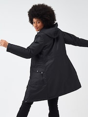 Regatta Black Romine II Long Length Waterproof Jacket - Image 2 of 3